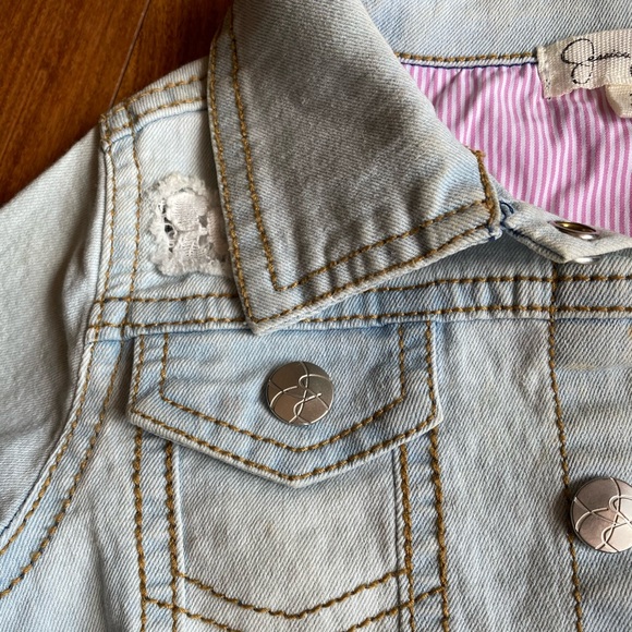 Jean jacket girl Jessica Simpson - Picture 4 of 4